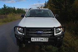 Передний силовой бампер на Ford Ranger