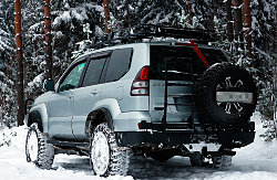 Задний силовой бампер для Toyota Land Cruiser Prado 120