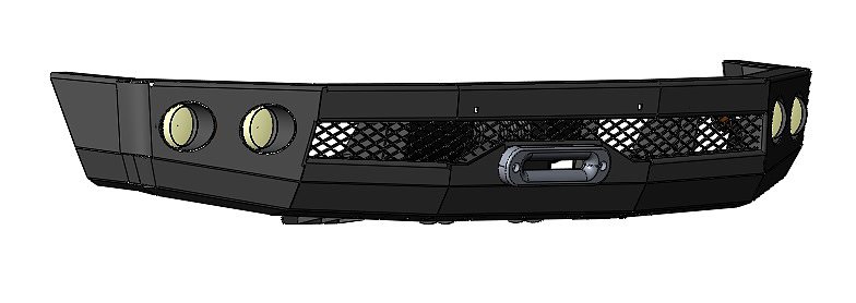Силовой бампер передний Toyota Tundra (серия Л)