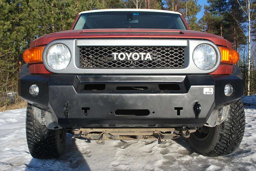 Бампер под лебедку для Fj Cruiser