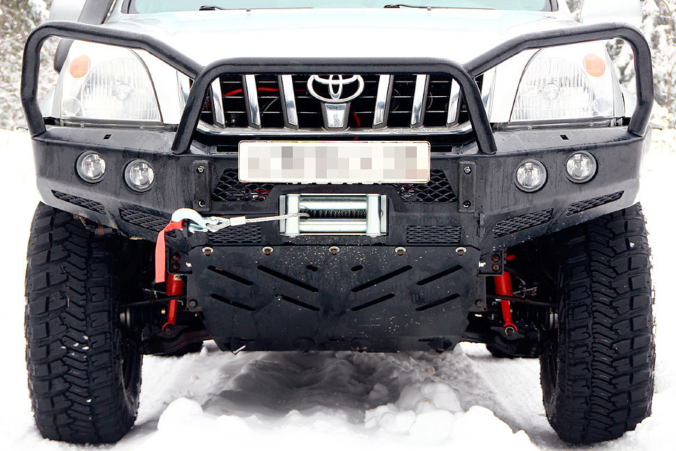 Передний силовой бампер для Toyota Land Cruiser Prado 120