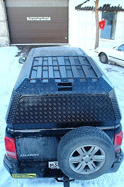 Алюминиевый кунг на пикап Volkswagen Amarok? производство "АМЗ"