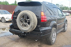 Силовой бампер задний Lexus GX470