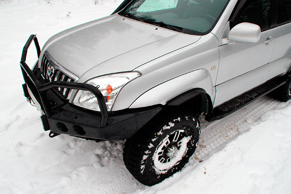Передний силовой бампер для Toyota Land Cruiser Prado 120