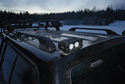 Силовой обвес Toyota Hilux экспедиционный багажник, прожекторы