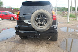 Силовой бампер задний Lexus GX470