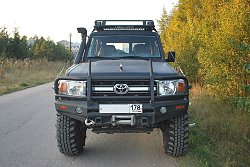 Силовой бампер land cruiser 76