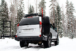 Задний силовой бампер для Toyota Land Cruiser Prado 120