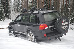Силовой бампер задний Land Cruiser 200