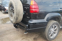 Силовой бампер задний Lexus GX470