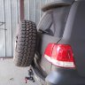 Калитка запасного колеса в штатный бампер Land Cruiser 200