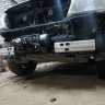 Площадка под лебедку в передний штатный бампер  Toyota Land Cruiser 200