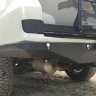Силовой бампер задний Toyota Land Cruiser 200 рестайлинг