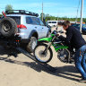 Силовой бампер задний Mitsubishi Pajero Sport II 