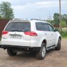 Силовой бампер задний Mitsubishi Pajero Sport II 