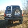 Калитка в штатный бампер Land Cruiser 80
