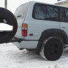 Калитка в штатный бампер Land Cruiser 80