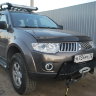 Площадка под лебедку в штатный бампер Pajero sport 2 