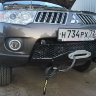 Площадка под лебедку в штатный бампер Pajero sport 2 
