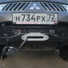 Площадка под лебедку в штатный бампер Pajero sport 2 