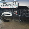 Площадка под лебедку в штатный бампер Pajero sport 2 