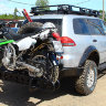 Крепление для перевозки мотоцикла для Mitsubishi Pajero Sport II