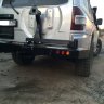 Силовой бампер задний Pajero 3
