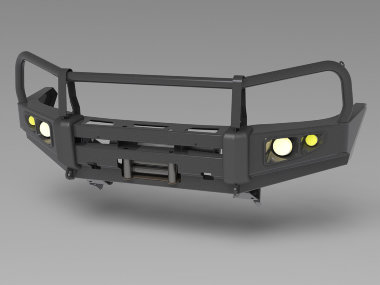Силовой бампер передний Toyota Land Cruiser 120 (Серия-Т)
