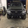 Силовой бампер для Land Cruiser 200