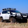 Силовой бампер передний для Toyota Land Cruiser Prado 150 (серия Т)