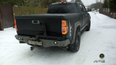 Силовой бампер задний Toyota Tundra