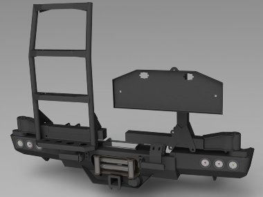 Силовой бампер задний Ford Ranger lll 