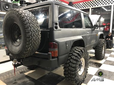 Силовой бампер задний Nissan Patrol Y60