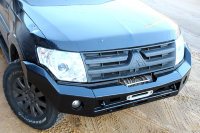 Силовой бампер передний Mitsubishi Pajero 4 (серия Рино)