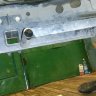 Площадка под лебедку в задний штатный бампер Land Cruiser 105