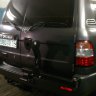 Калитка в штатный бампер Land Cruiser 105 с площадкой под лебедку