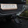 Площадка под лебедку в задний штатный бампер Toyota Tundra