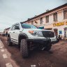 Силовой бампер передний Toyota Land Cruiser 200 до 2016 (серия А)