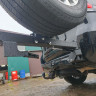 Калитка запасного колеса в штатный бампер Toyota Land Cruiser 150