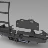 Силовой бампер задний Toyota Land Cruiser 120