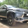 Защита бампера pajero sport