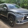Защита бампера pajero sport