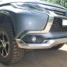 Защита бампера pajero sport
