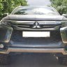Защита бампера pajero sport
