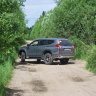 Защита заднего бампера pajero sport 
