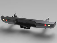 Силовой бампер задний Toyota Hilux