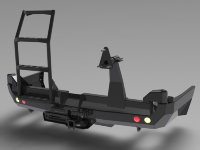 Силовой бампер задний Toyota Land Cruiser 100, Lexus LX 470