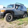 Подножки боковые штатные Toyota FJ Cruiser