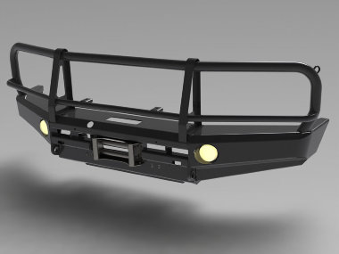Силовой бампер передний Toyota Land Cruiser 76, 78, 79 (серия С)