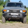 Площадка под лебедку в передний штатный бампер Toyota FJ Cusier